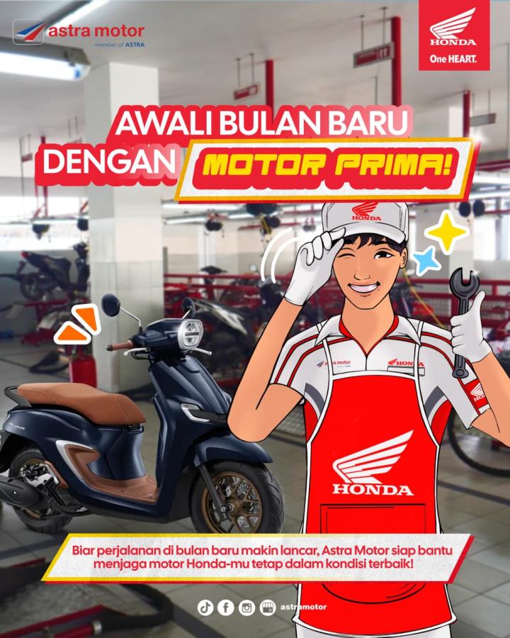 Hadapi Rutinitas Bulan Baru, Astra Motor Natar Ingatkan Pentingnya Menjaga Kondisi Motor Tetap Prima